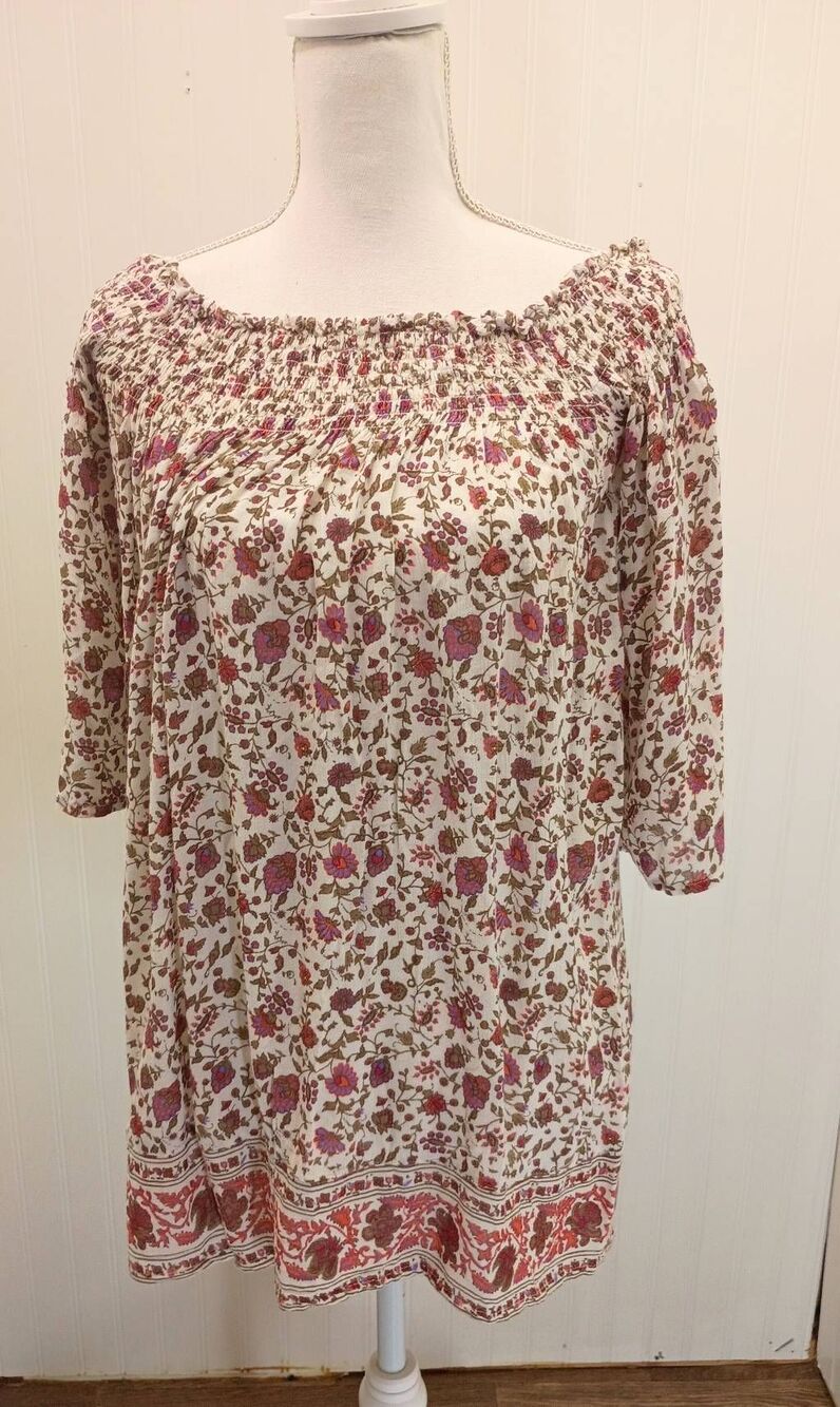 Forever 21 boho oversized women's blouse size small